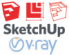 SketchUp Pro + V-Ray 5
